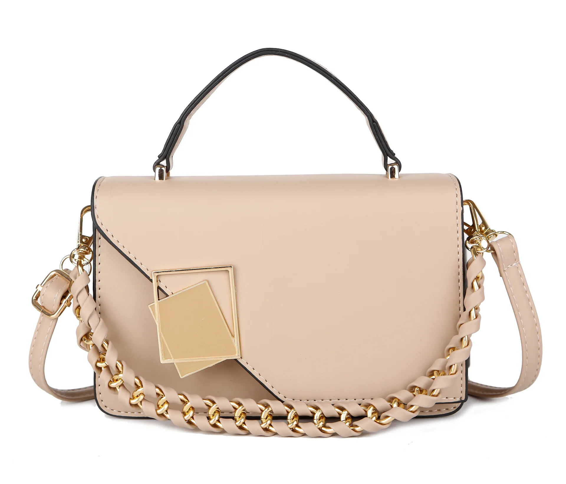 

2022 New Small Pu Leather Handbag Women Shoulder Bag Simple Style Crossbody Bag, 6 colors