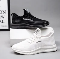 

Low Price No Brand Black Knit Sneakers Men 's running shoes