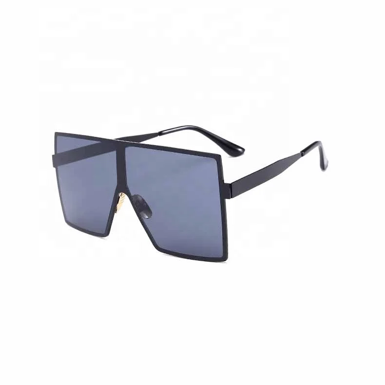 

2020 Eyewear High Quality Fashion Design Sun Glasses Large Metal Frame Women Men Oversized Sunglasses, Same as photo