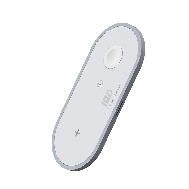 

IBD Factory 3 in 1 Qi Fast portable cell phone charger wireless phone charger for samsung iphone 11