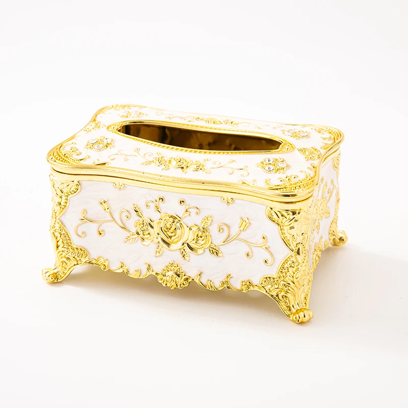 

High quality paper tissue box plastic household desktop facial paper tissue box, Five colors