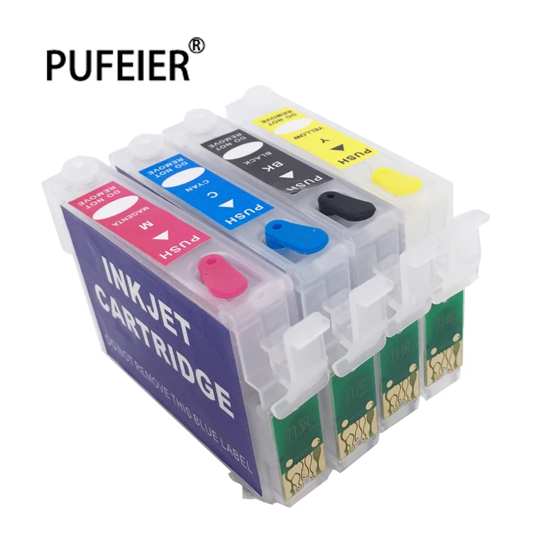 

T1171 T0732N-T0734N Empty Refillable Ink Cartridge With Reset Chip For Epson T23 T24 TX105 TX115 Inkjet Printer Ink Cartridge