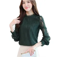 

Summer lace plus size shirts ladies' blouses & tops