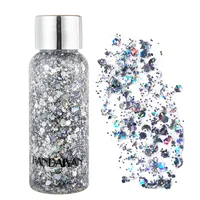 

B888 Makeup Eye Glitter Nail Hair Face Glitter Gel Art Flash Heart Loose Sequins Cream Festival Body Glitter