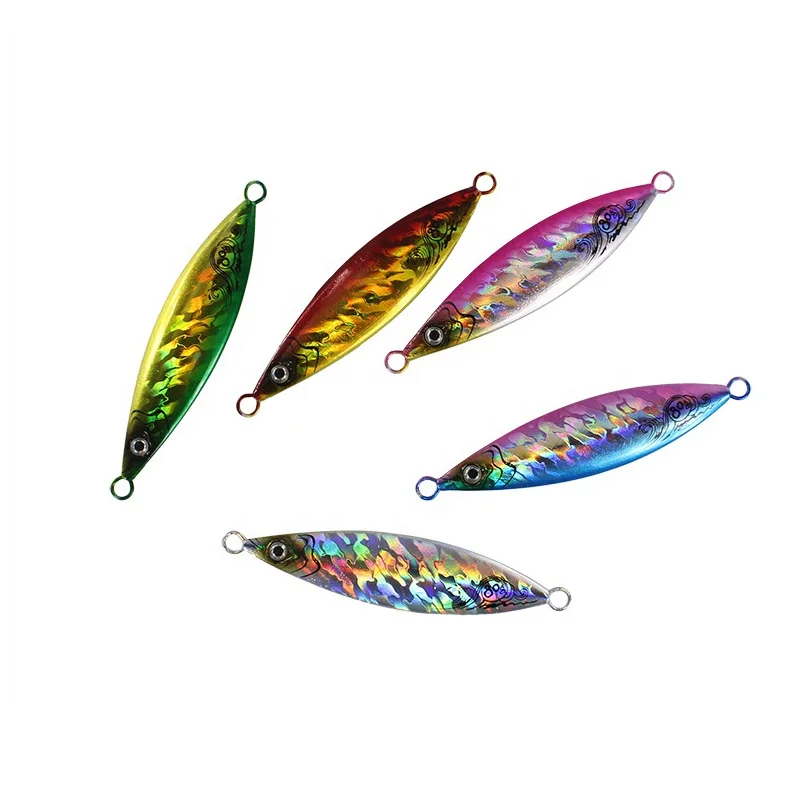 

High quality metal jigging fishing led lure for fishing, Vavious colors