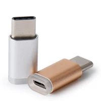 

Micro USB Female Plug to Type C Male Plug Data and Charge Transfer Adapter Connector with Silicone edge