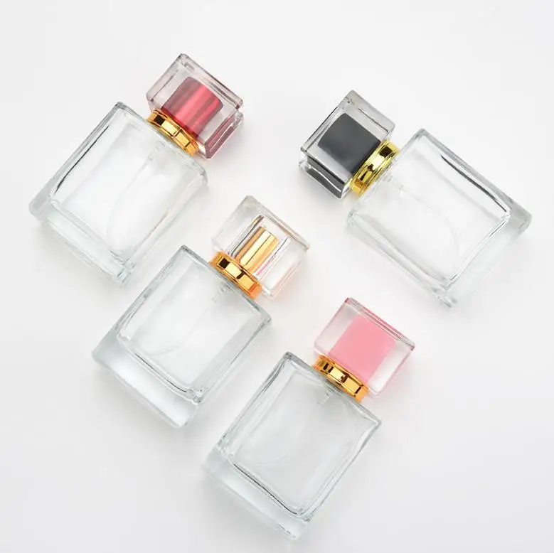 

Wholesale Customized 30ml 50ml Refillable Empty Spray Luxury Perfume Glass Bottle