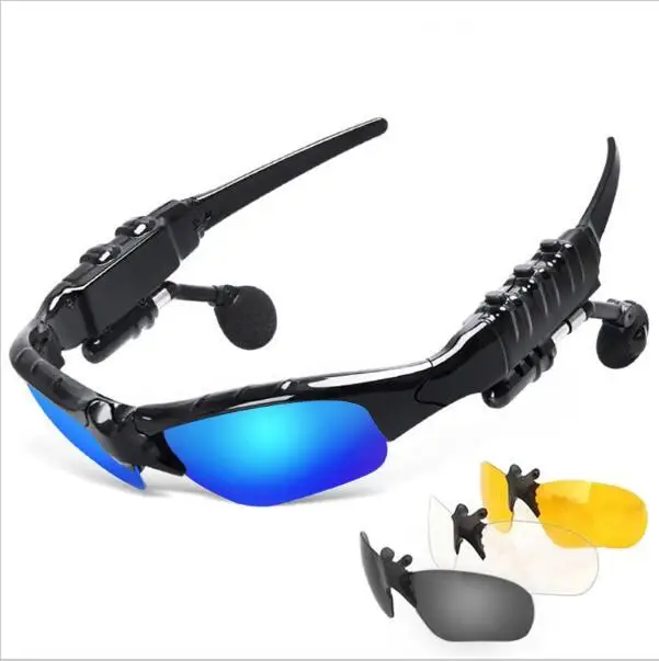 

Factory Price 368 Sunglasses Outdoor Riding Sports Smart Glasses TWS Wireless Earphone With Mic Earbuds Headphone Sun Glasses