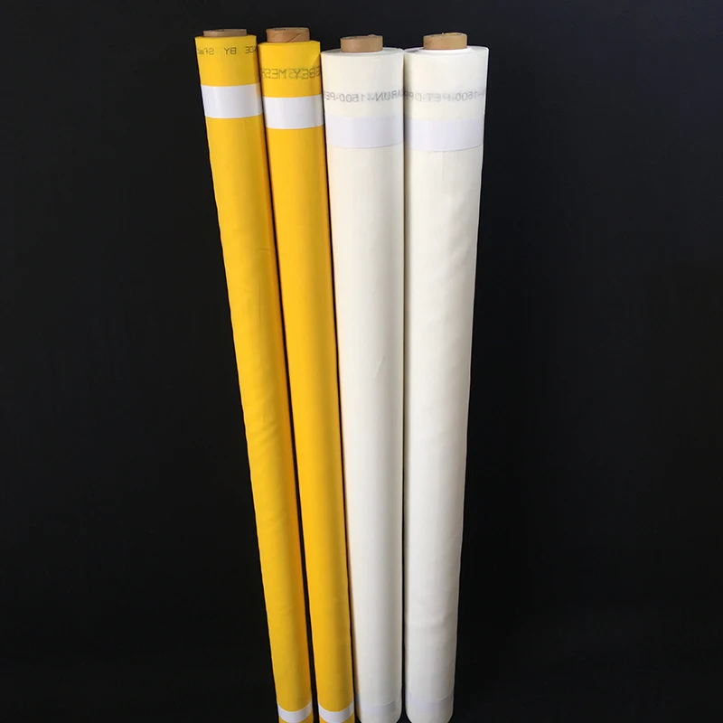 
2020 HuaRun Switzerland silk bolting cloth/silk screen/polyester screen printing mesh For Manual Screen Printing Machine 