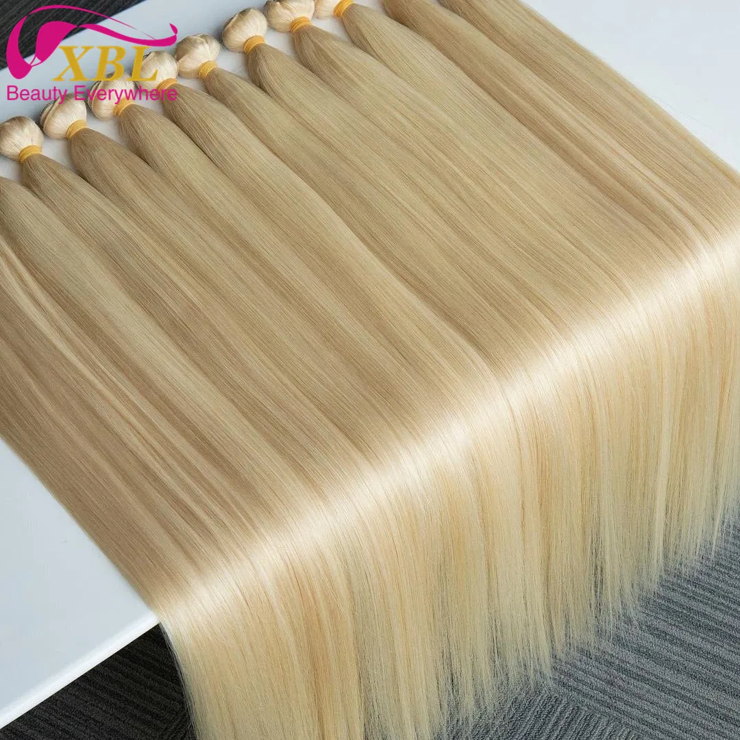 

XBL Free Sample 613 Virgin Cuticle Aligned Hair Bundles,Full Blonde 10''-40'' inch Remy Brazilian Human Hair weave Extension
