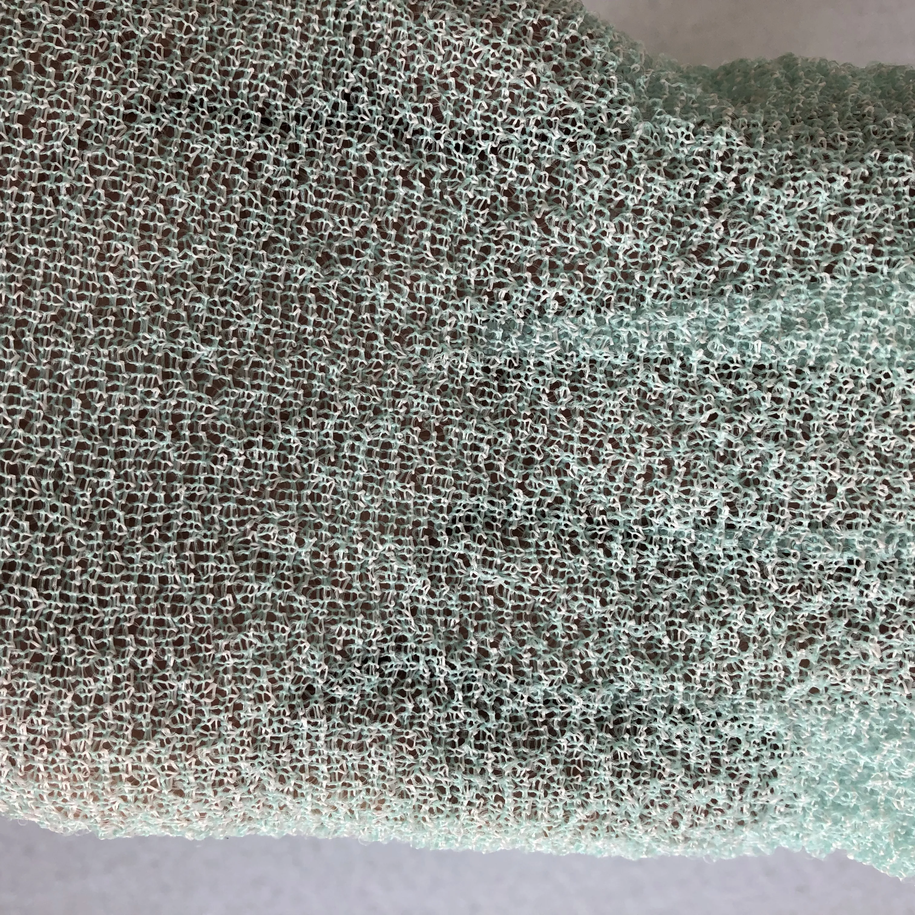 

Square shower bath sponge exfoliating sponge fabric bath pad material