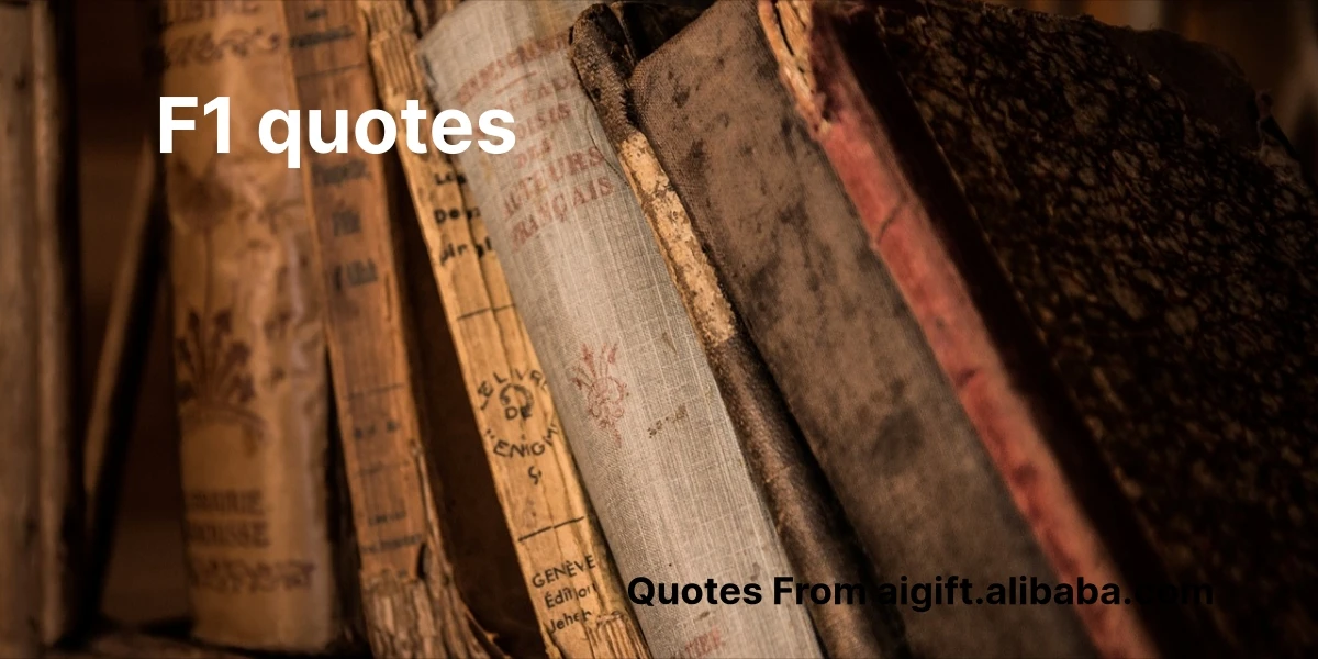 f1 quotes