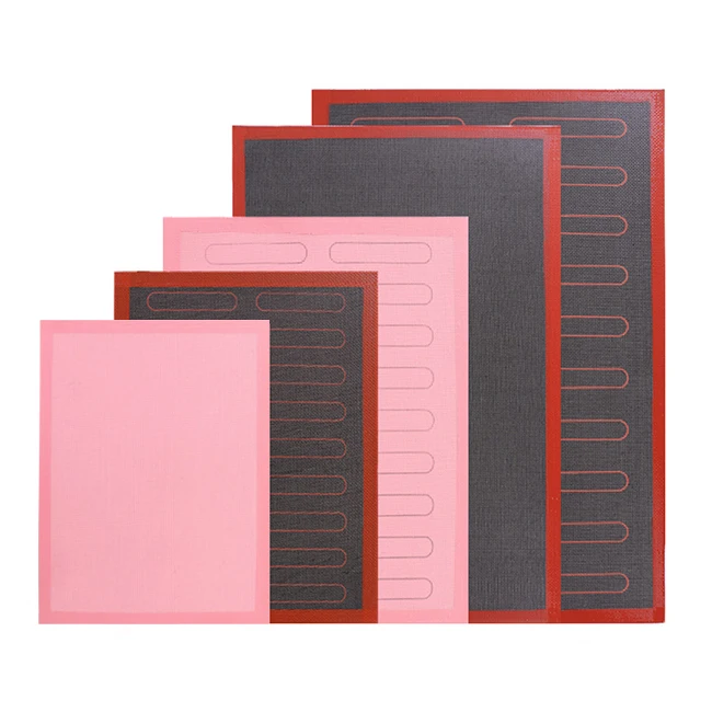 

Wholesale non stick micro perforated silicone baking eclair mat, Pe bag