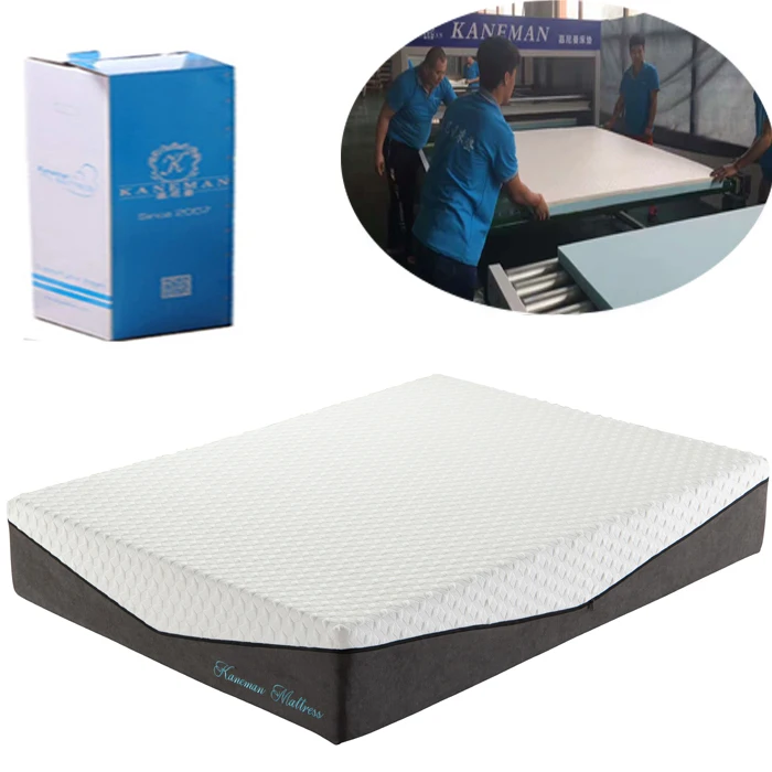 

Adjustable Cool sleeping foam mattress Convoluted foam hybrid latex memory foam mattress queen king vacuum roll in a box