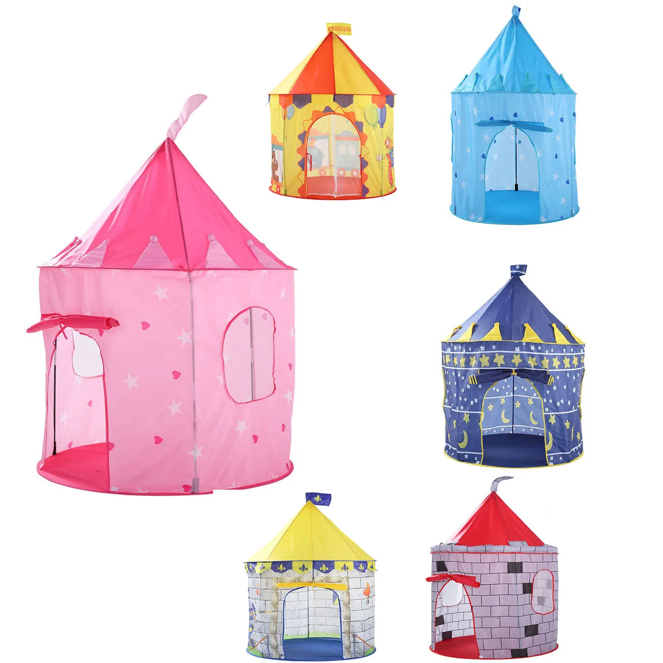 

Children kids castle play castle tent fast open indoor princess tent kids play tent