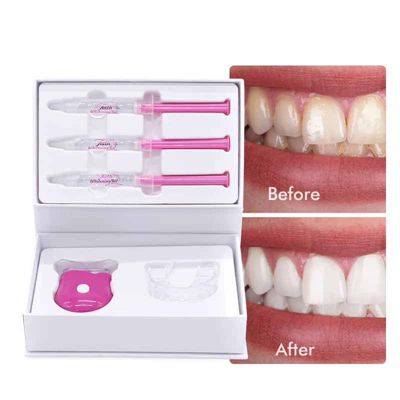 

Beautiful Smile Double Layer Blanchiment Dentaire 2021 Teeth Whitening LED Kit with Private Logo