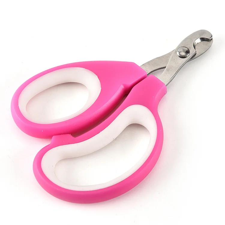 

Multifunctional Pet Nail Scissors Professional Safe Pet Grooming Trimmer Claw Care Customized Dog Cat Nail Cutting Scissors, Blue, pink