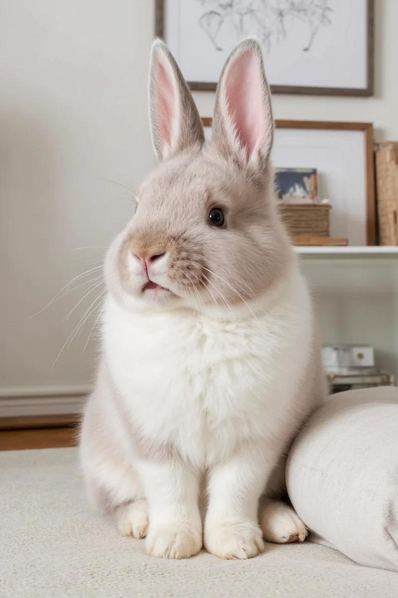 Hanging planters designed for rabbits to nibble safely