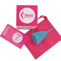 

S/L Size and 100% Medical Grade Silicone Material menstrual cup FDA hygiene Aneer cup