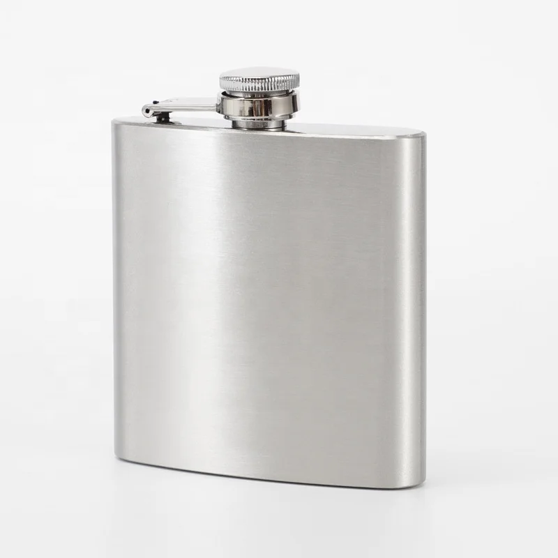 

Hot Sale 8Oz Metal Whisky Stainless steel hip flask, Customized color
