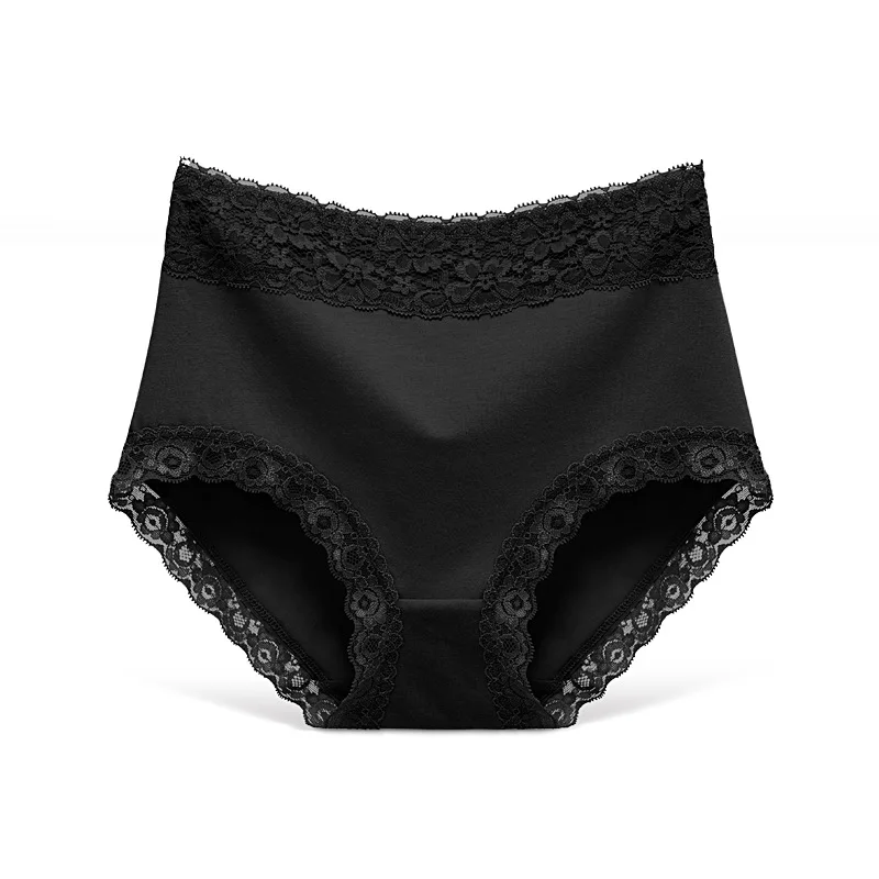 

Dropshpping Female Lingerie Sexy Lace Girls Seamless Briefs for Women Cotton Solid Underwear High Waist Slim Women's Panties, 7 colors as show