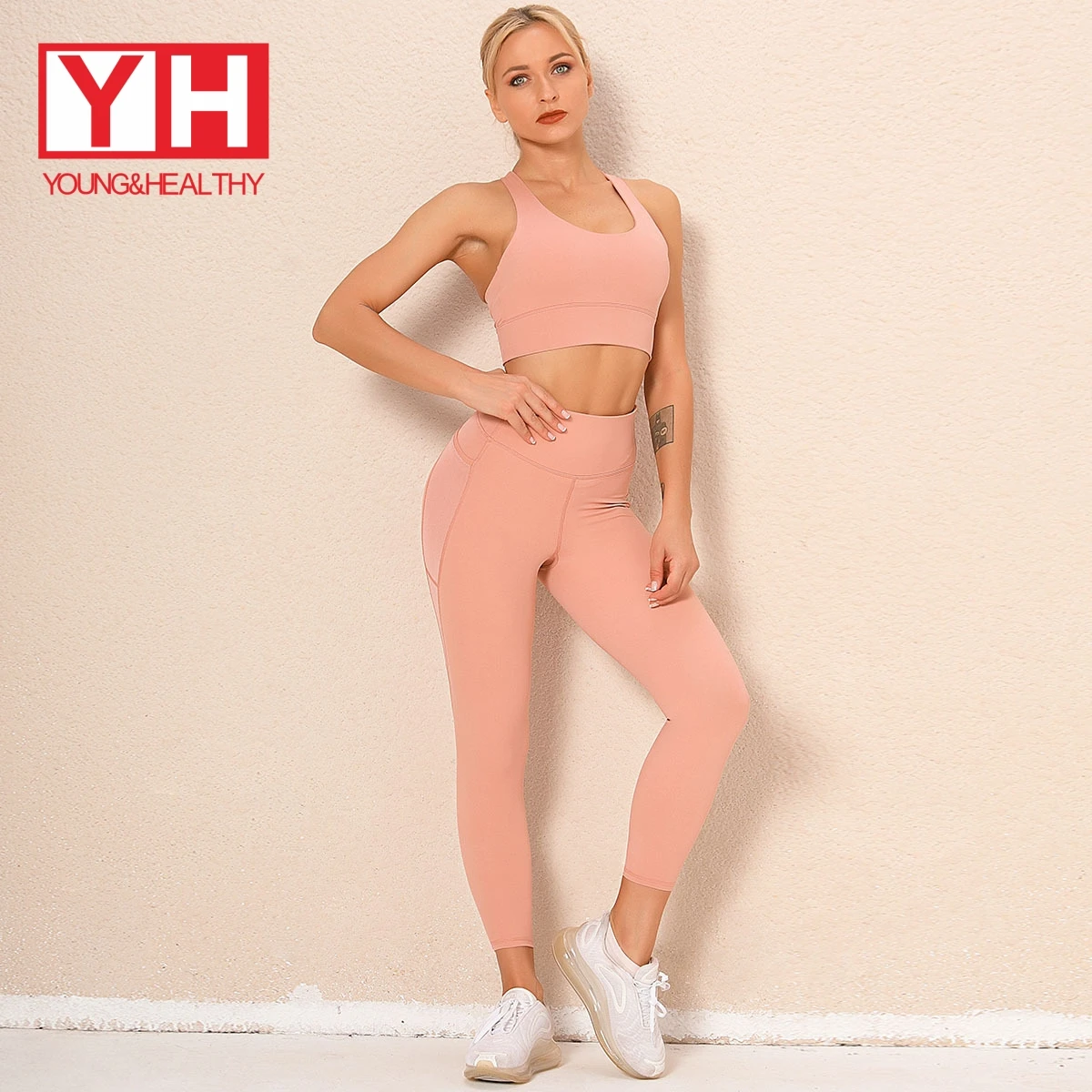 

High Elastic Running 4 Colors Summer Yoga Sets Fitness Women