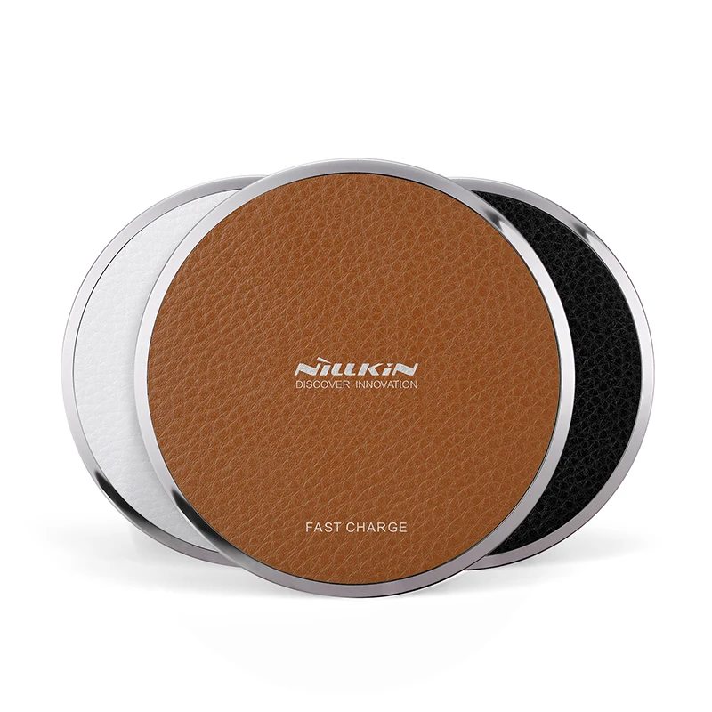 

Nillkin PU Leather wireless charger support fast charging Qi Wireless Charger Pad