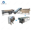 Automatic GT-G1000 Ginger Peeling Slicing Processing Machine Line 1000kg/h