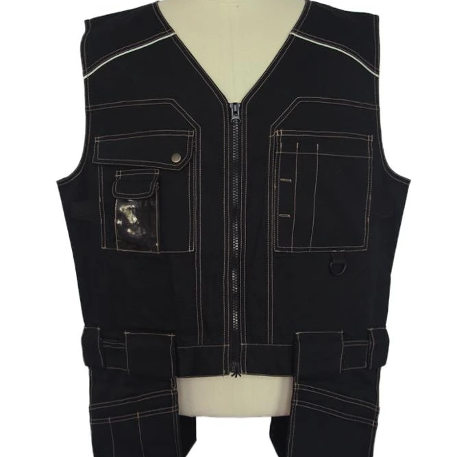 

Men Black Work Vest