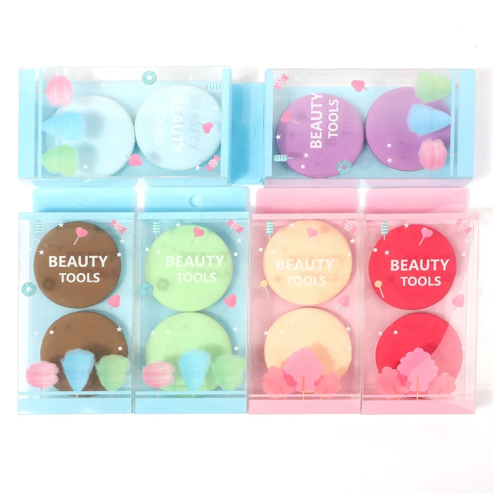 

Makeup Blender Packaging Box Non-latex Foundation Powder Makeup Cosmetic Puffs