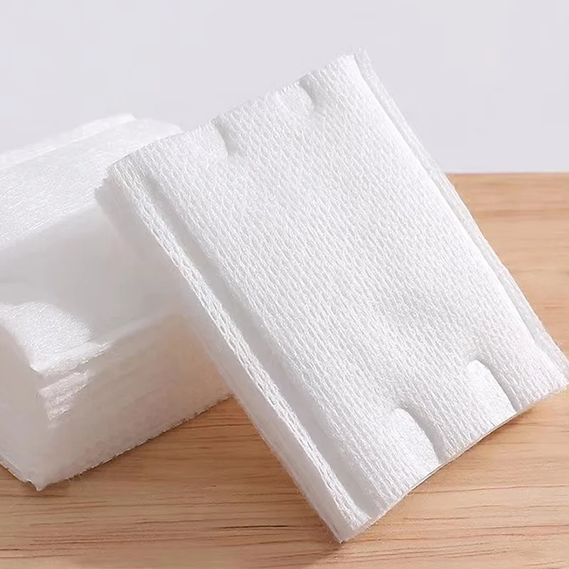 

Disposable Cotton Pads Disposable Round Two Way Facial Cleaning Pad OEM Square Circle Disposable Makeup Removal Cotton Pads