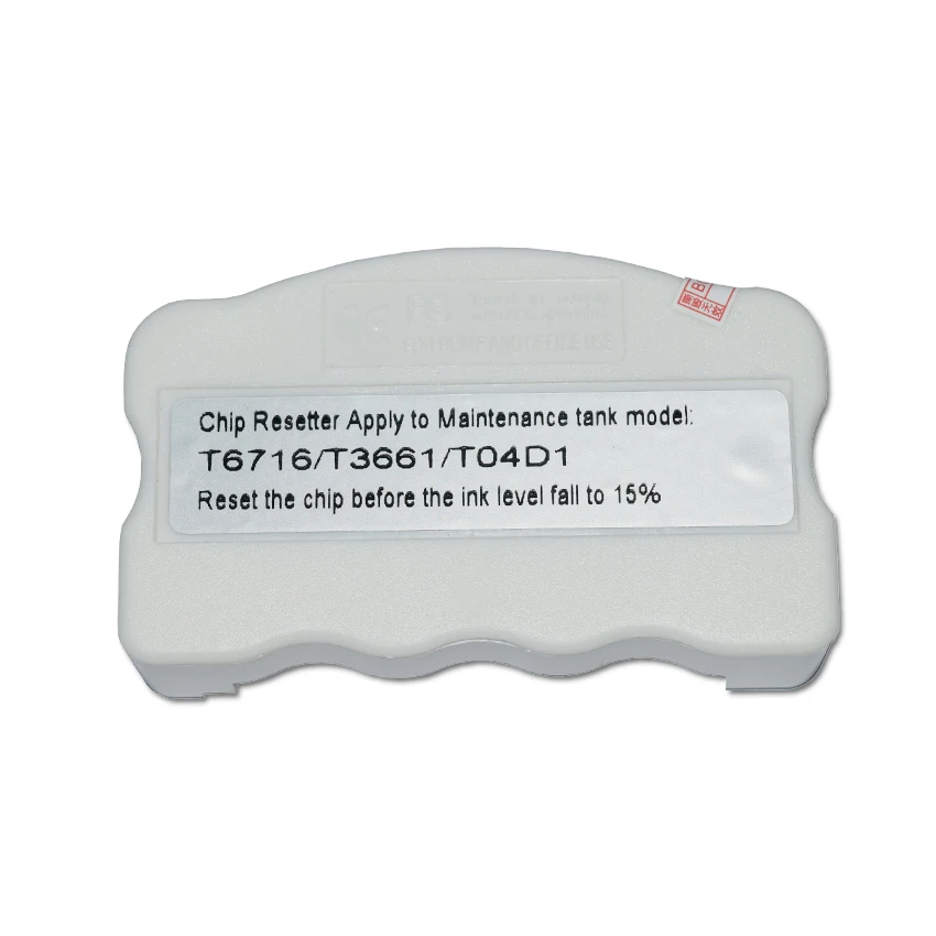 T04D1 T3661 T6716 Chip Resetter for Epson L6168 L6178 L6198 L6170 L6190 L6191 L6171 XP-8500 XP-8600 XP-15000 Maintenance Ink Box