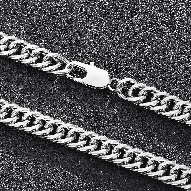 

Kalen Personality Encryption Riding Crop Chain Unisex Stainless Steel Necklaces