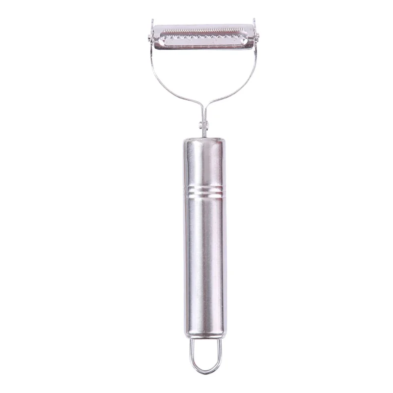 

OEM quality China factory Stainless steel Smiley peeler grater multi-functional double-headed fruit peeling knife