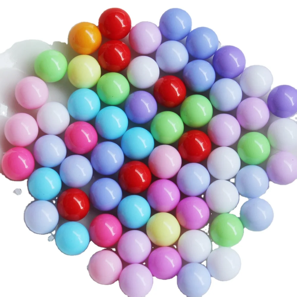 

6-20mm Acrylic Round Beads No Hole for Diy Material