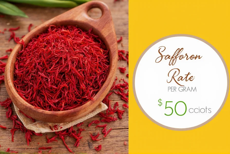 Close-up photograph showing saffron threads in various quality grades with color intensity comparison