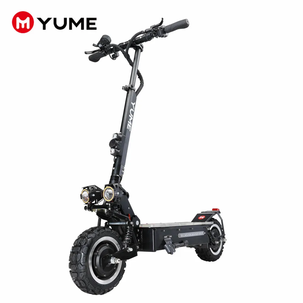 Chinese High Quality Adult 60v 3200W widewheel  11inch dual motor electric scooter with seat