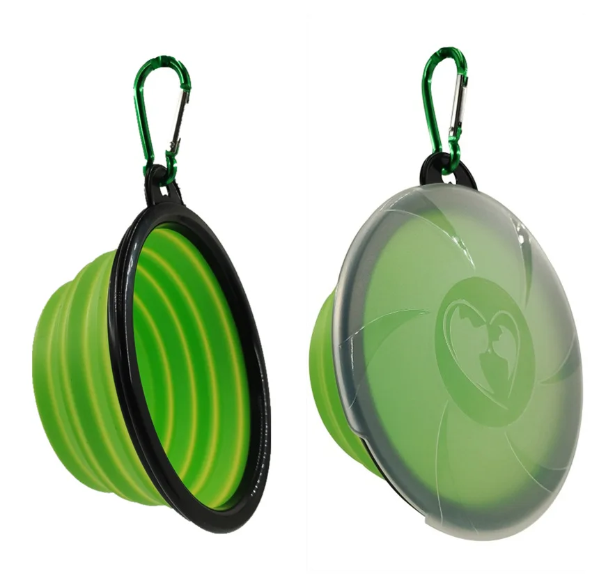 

Wholesale Outdoor Eco Friendly Collapsible Travel Anti Choke Silicone Pet Cat Dog Food Water Feeding Travel Bowl, Customized color