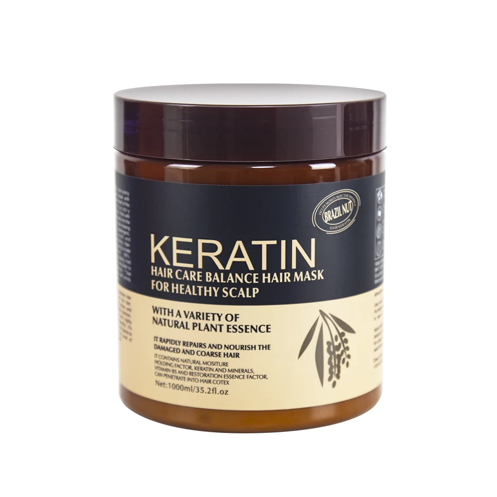 

In stock wholesale price spa silk beauty salon coconut private label korean treatment 1000ml brazilian keratin hair mask