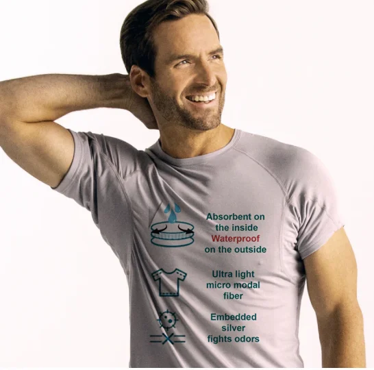 

Essential sweatproof Undershirt collection designed to keep you feeling fresh and your clothes clean sweat proof under shirt