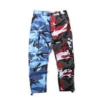 

Wholesale Contrast Stylish Camo Cargo Pants Men