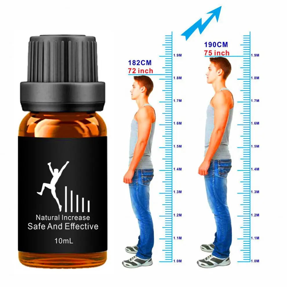 

Private Label Organic Body Foot Massage Essential Oils 10ml Bone Growth Oil Herbal Height Increasing Oil For Men Women
