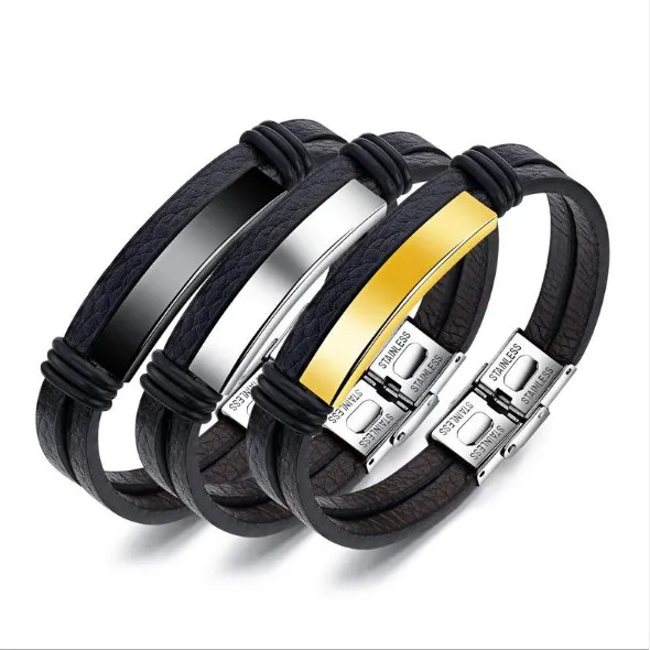 

Wholesale custom leather bracelet supplies dongguan leather bracelet, As picture