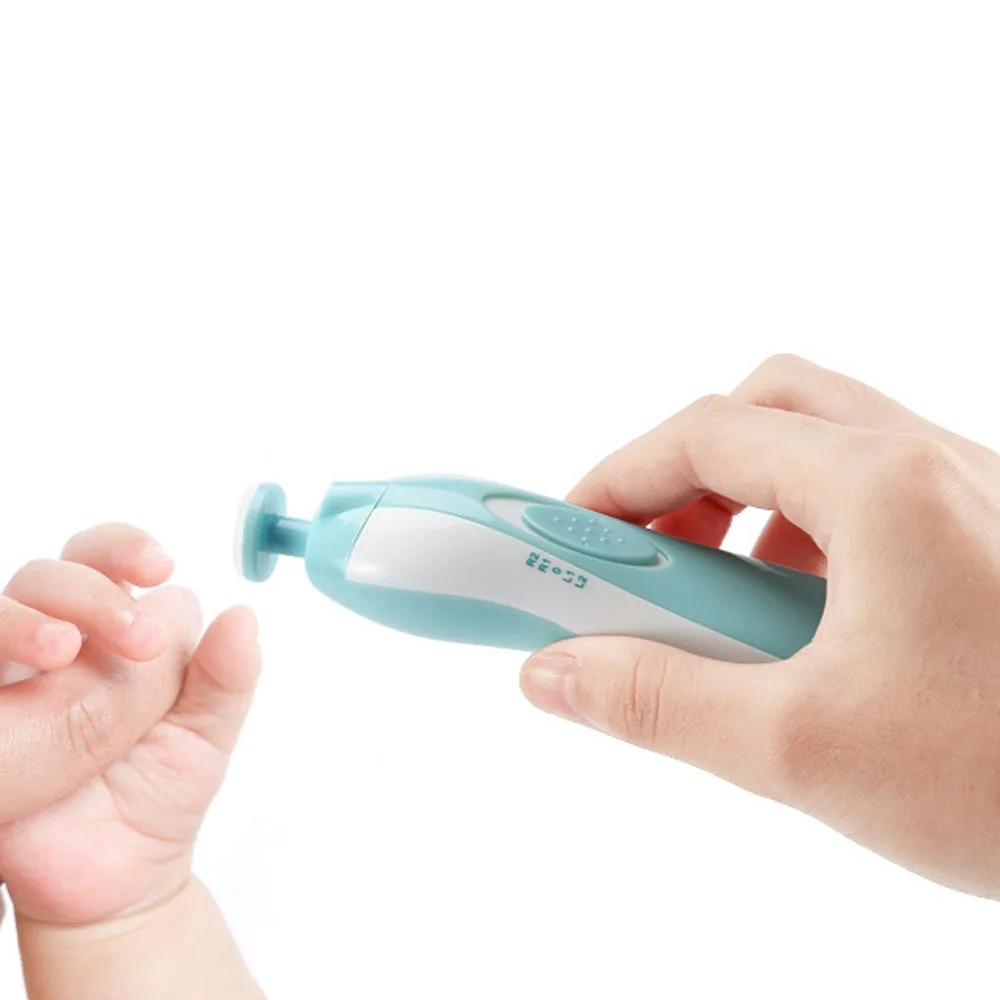 

Electric Baby Nail Clippers Trimmer Care Kits Kid Adult Toe Finger Nails Safe Polisher, Blue, pink