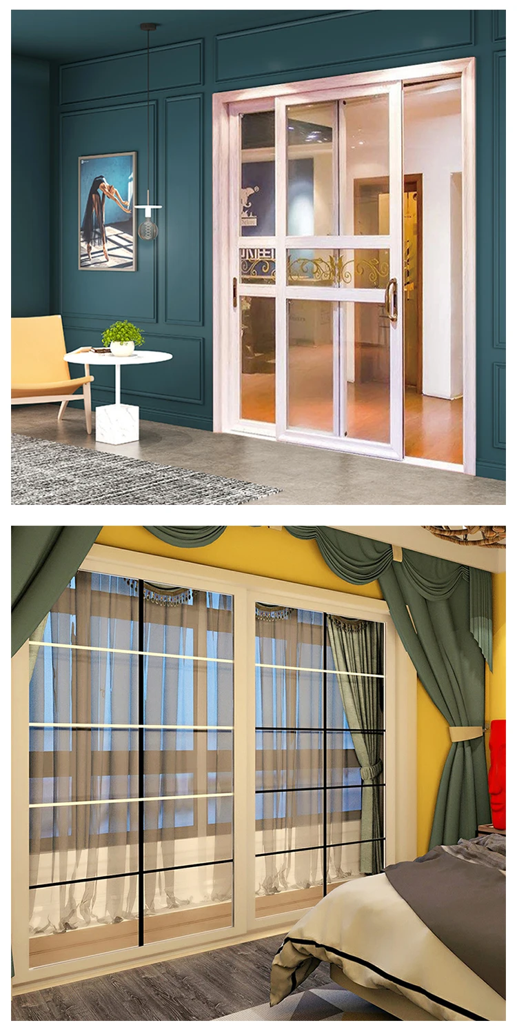 Hurricane proof impact window pvc sliding windows