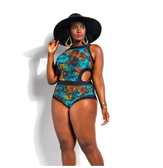 

Factory price big size print women bikini in stock, Picture