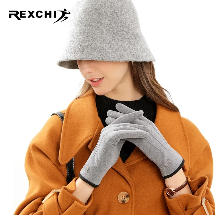

REXCHI DY33 Wholesale Warm Stretchy Comfortable Knitted Winter Sale Hand Gloves For Winter, Has 4 color