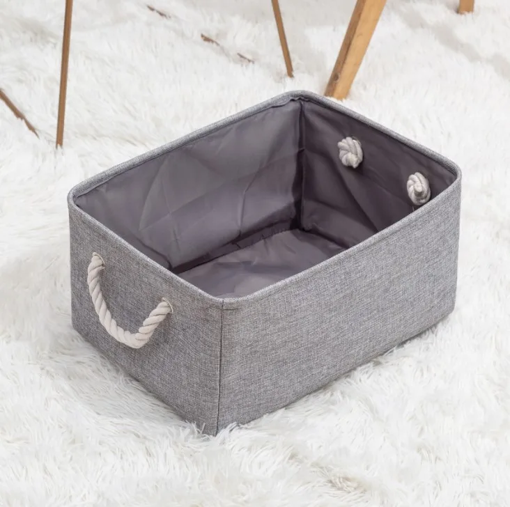 

Foldable Storage Bin Collapsible Sturdy Fabric Storage Basket Cube Handles for Organizing Shelf Nursery Home Closet