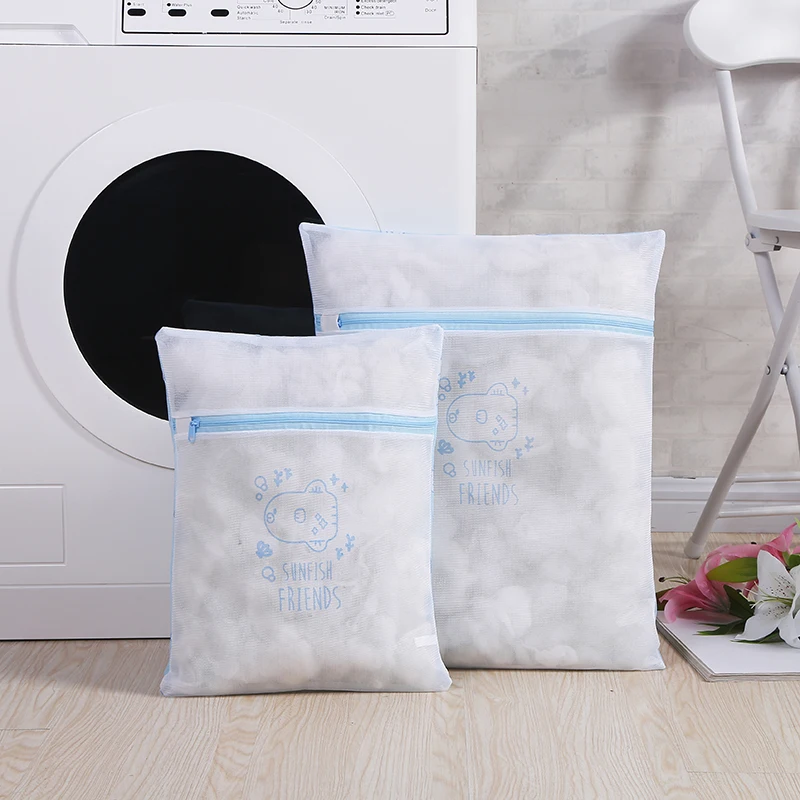 

Customizable Polyester Washable Cartoon Laundry Mesh Washing Bag, Customized color