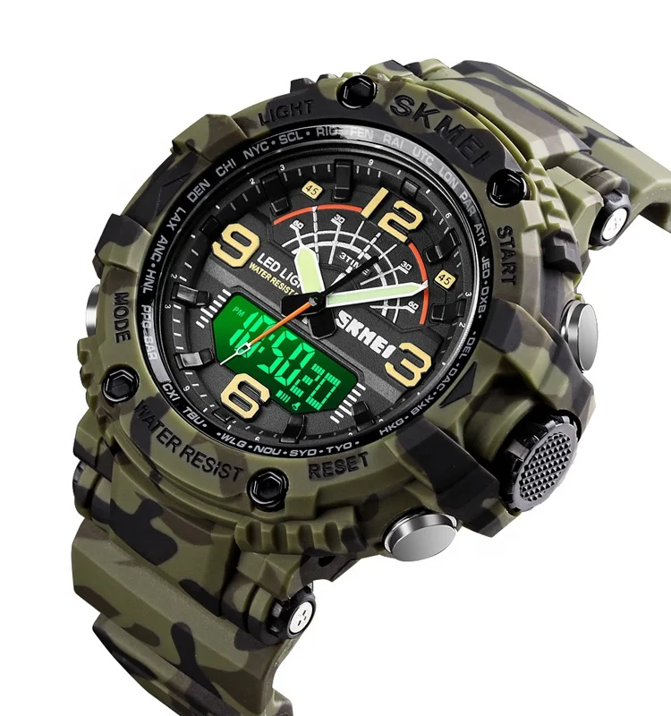

Skmei 1617 Analog Digital Sport Men Watches Luxury Custom Logo Smart